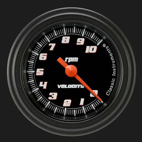 Velocity Black 2 1_8_ Tachometer VS183BBLF